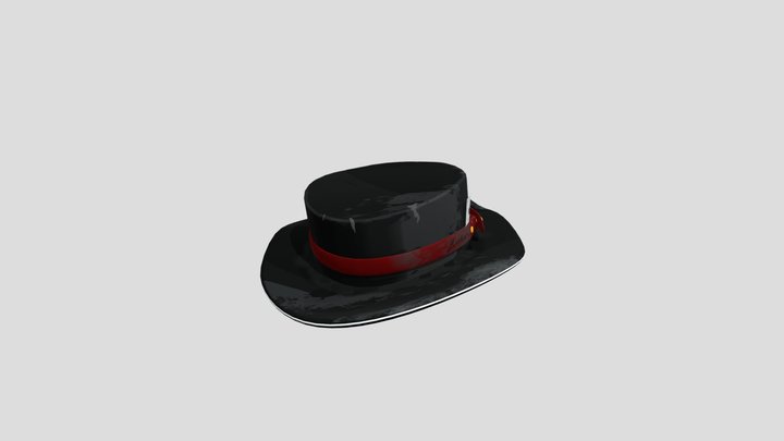 Stylized Cowboy Hat 3D Model