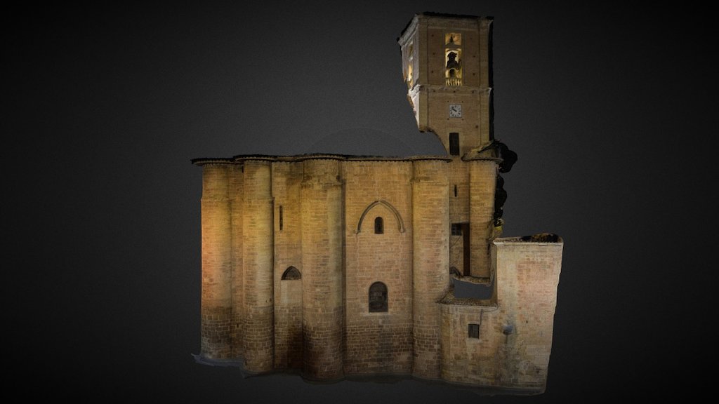 Sta. María de Nájera - Ábside nocturno