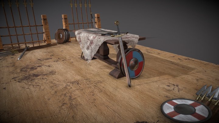 Armory Scene 3D Model