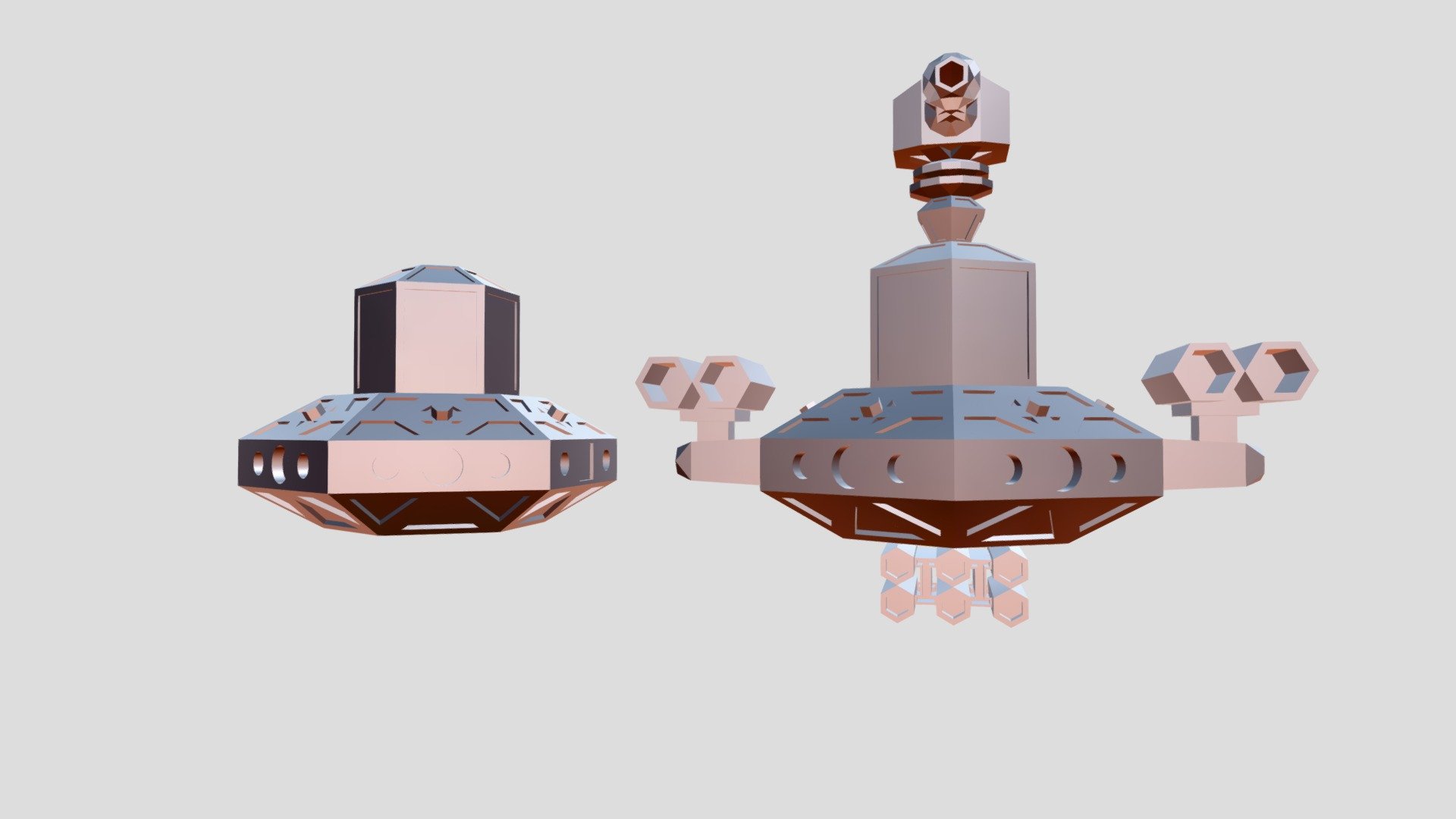 Ufo Peacemaker - unarmed and armed