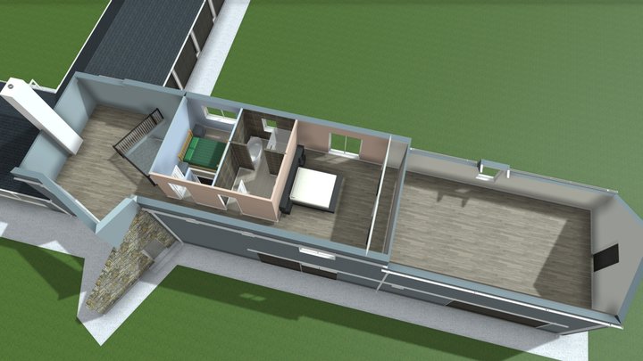Whinney hill-2nd floor plan 3D Model