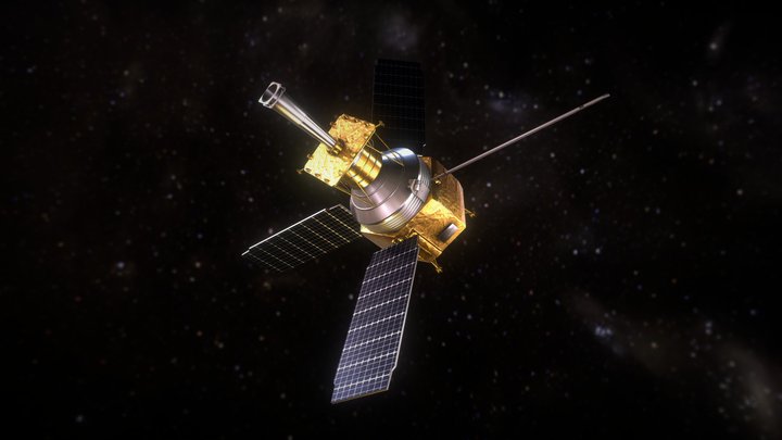 3d model of dawn spacecraft