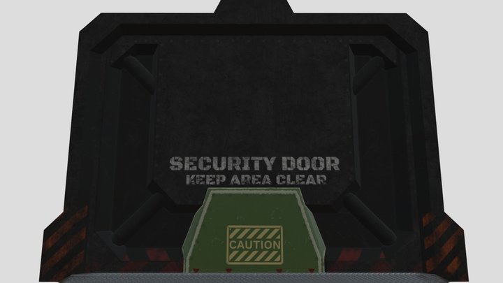 Blastdoor Export 3D Model