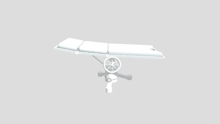 Antique Operating Table 3D Model