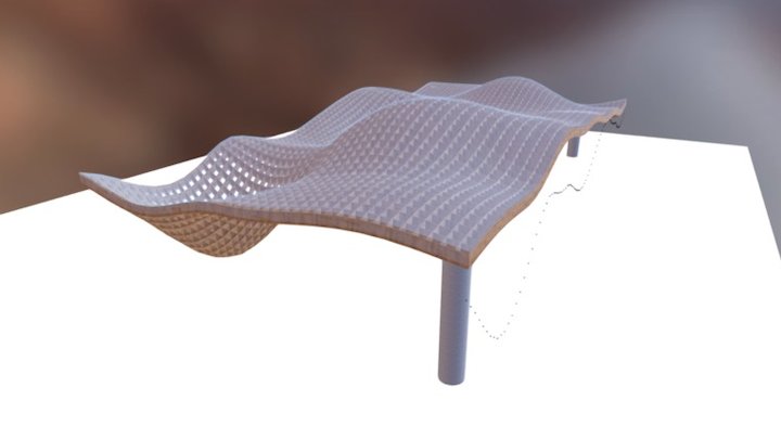 Waffle Modelo 3d
