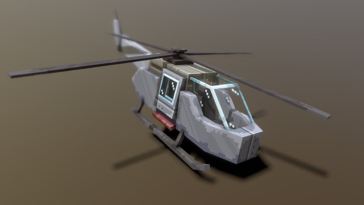 Helicopter (commission) 3D Model