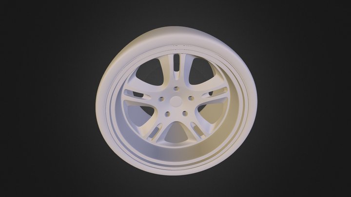 Bulky Wheel Design 3D Model