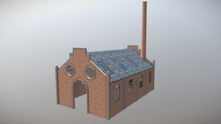 Victorian Factory 3D Model