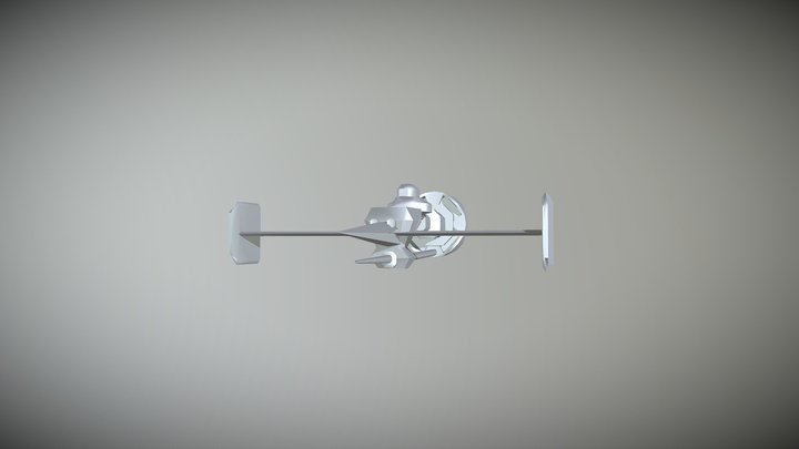 Spaceship bird 3D Model