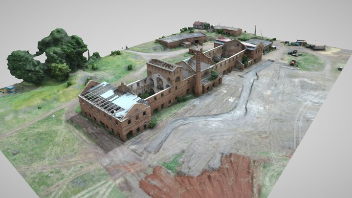 Воскресенский медеплавильный завод 3D Model