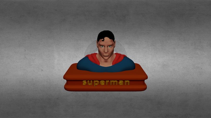 Superman 3D Model