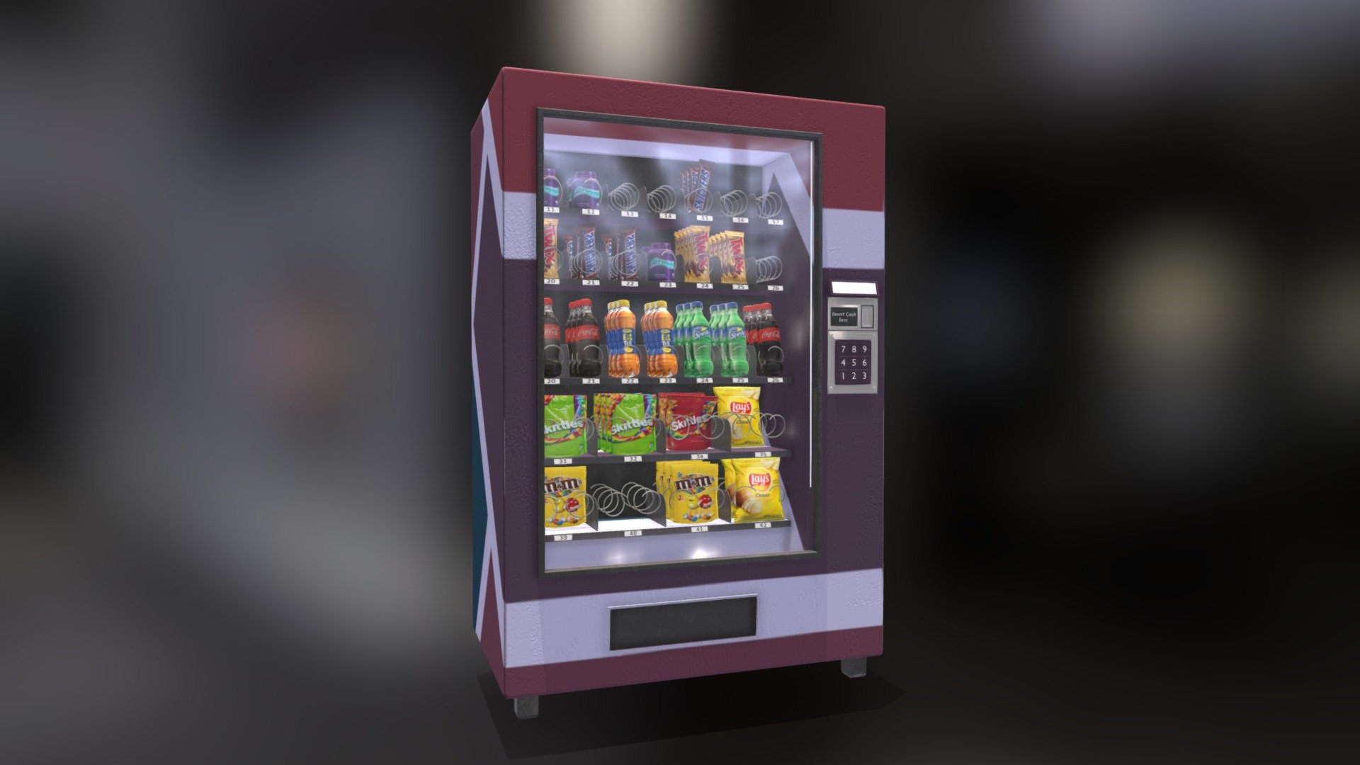 vending machine - 3D model by lukijevelki [962082a] - Sketchfab