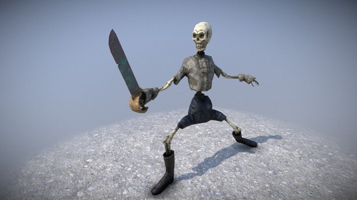 skeleton Pose 3D Model