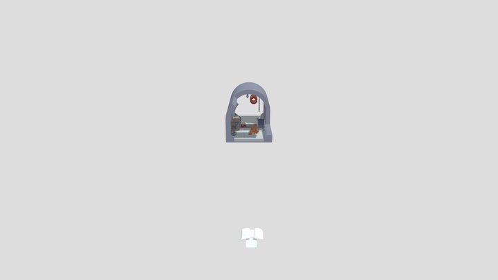 Cubicle 3D Model