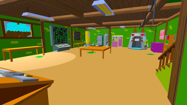 Simpsons-interior 3D models - Sketchfab