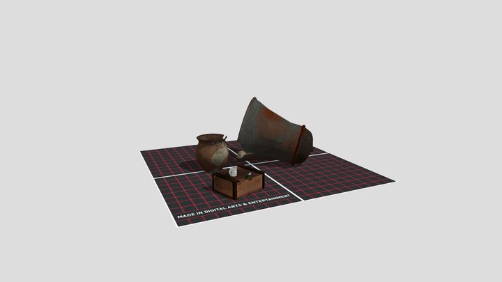 DAE 5 Finished props - Forest Loner 3D Model