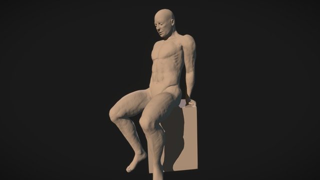 Digital Sculpture - Restless (wip) 3D Model