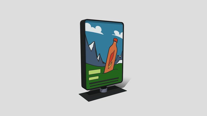 Airport Advertising – Free 3D Model STL