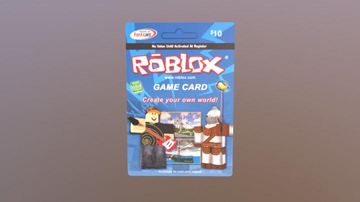 ROBLOX Gamecard 3D Model