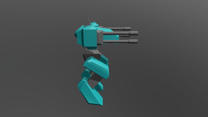 Mech Walker 3D Model
