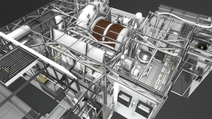 CAT7495 Interior 3D Model