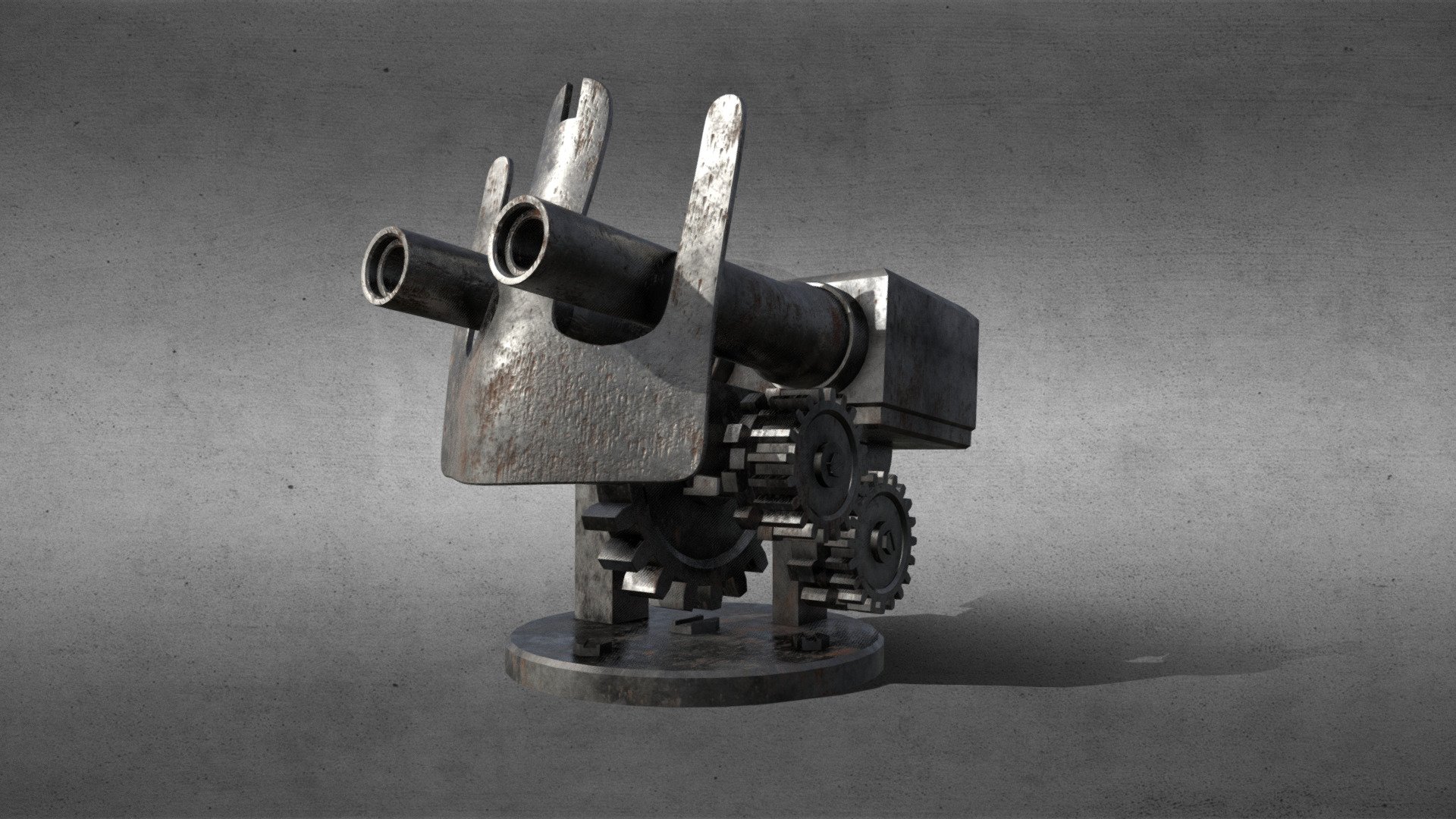 Mechanical Howitzer - Download Free 3D model by Samuel F. Johanns ...