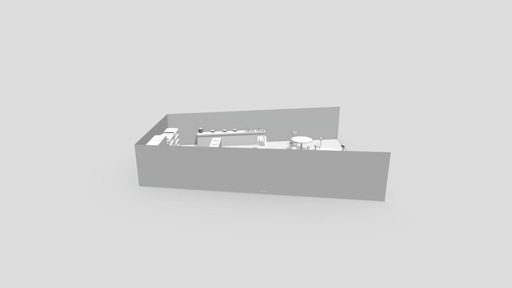 Pineapple Cake Test Kitchen 3D Model