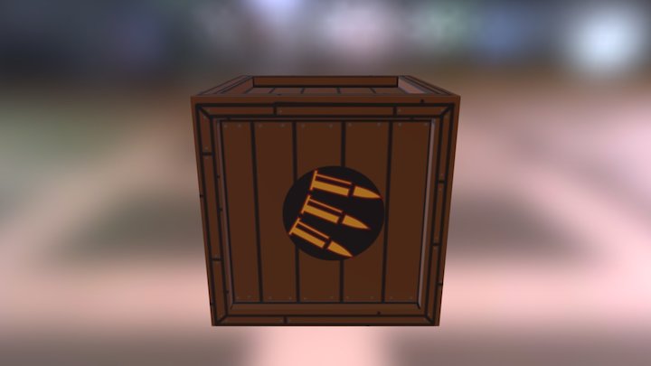 Crate Closed 3D Model