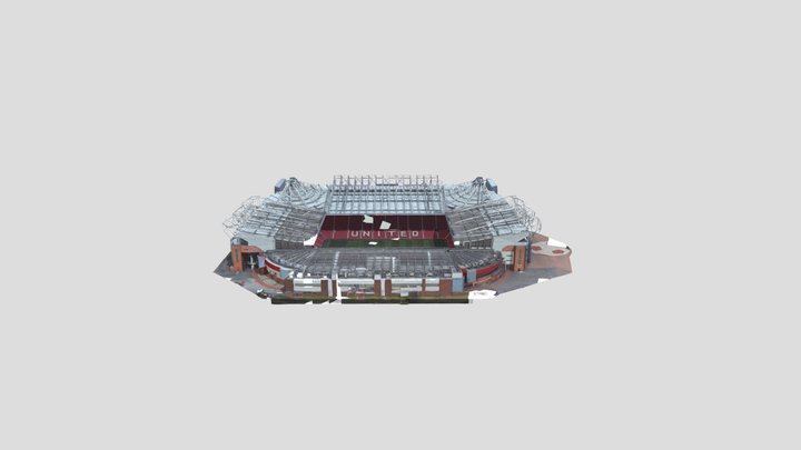 Old Trafford Stadium - Manchester United FC 3D Model