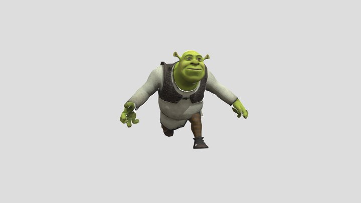 Gmod Swamp Shrek Zombie Run 3D Model