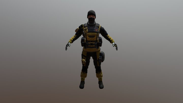 R6S Finka rework 3D Model