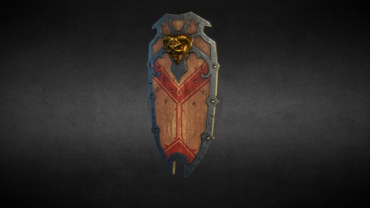 medieval shield 3D Model