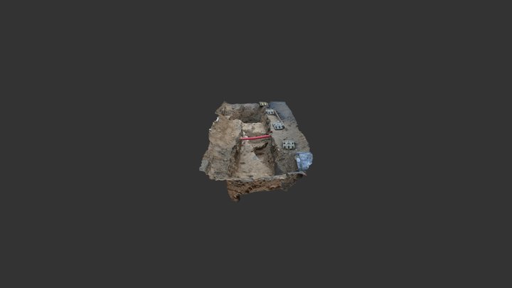 Sezimovo Ústí - archeologie 2019 3D Model