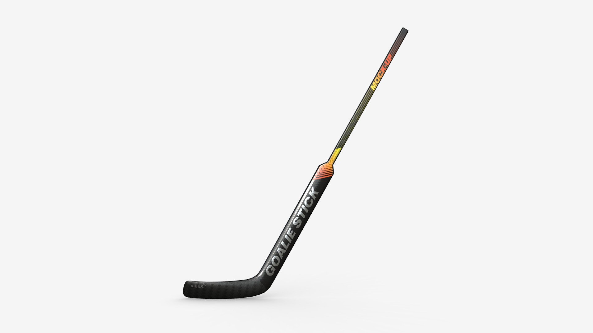 Ice Hockey Goalie Stick Buy Royalty Free 3D model by HQ3DMOD