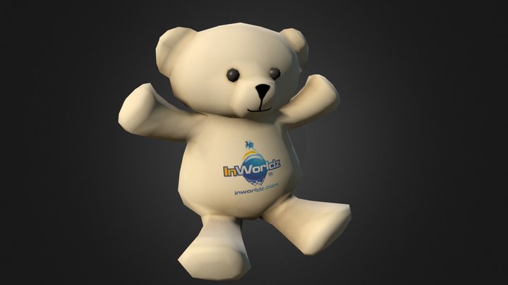 InWorldz Valentine s Bear 2015 3D Model