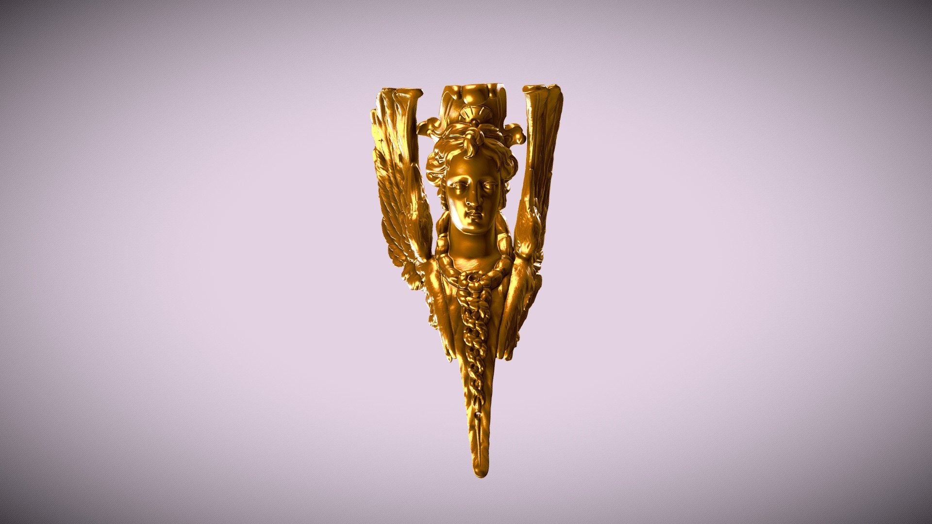 Нимфа. Бронза. - 3D model by Slavikus360 [962ea04] - Sketchfab