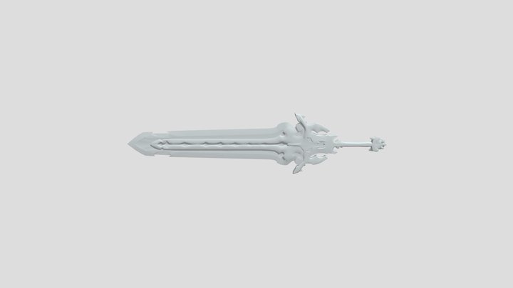 Magical greatsword 3D Model