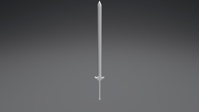 Two-Handed Sword 3D Model