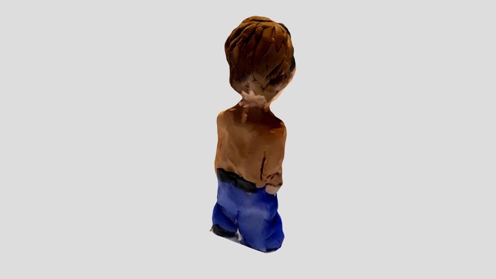 Boy with glasses 3D Model