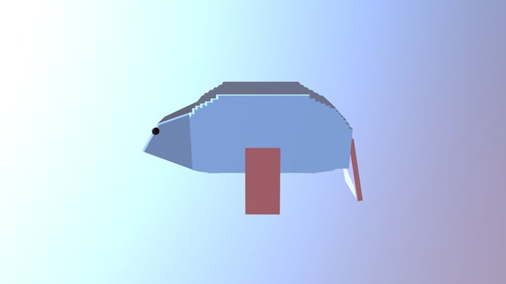 Peixe boi 3D Model