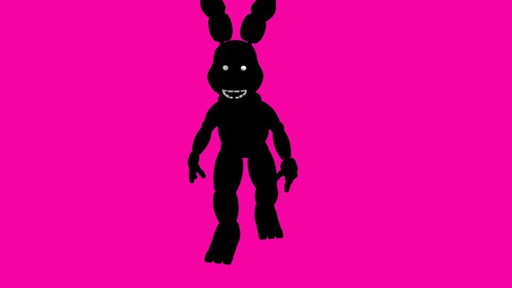 Fnaf AR Shadow Bonnie 3D Model
