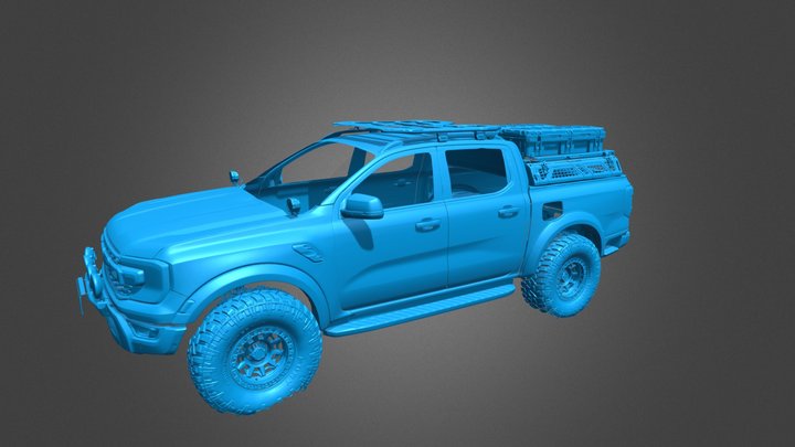 Ford f150- 3D Scanned by Revopoint Trackit – Free 3D Model STL