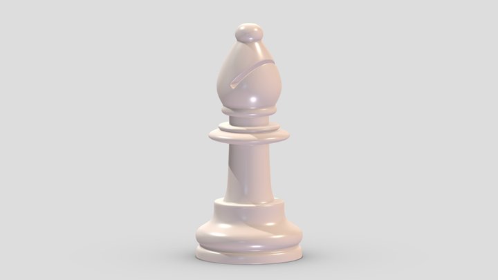 Bishop Chess 3D Model