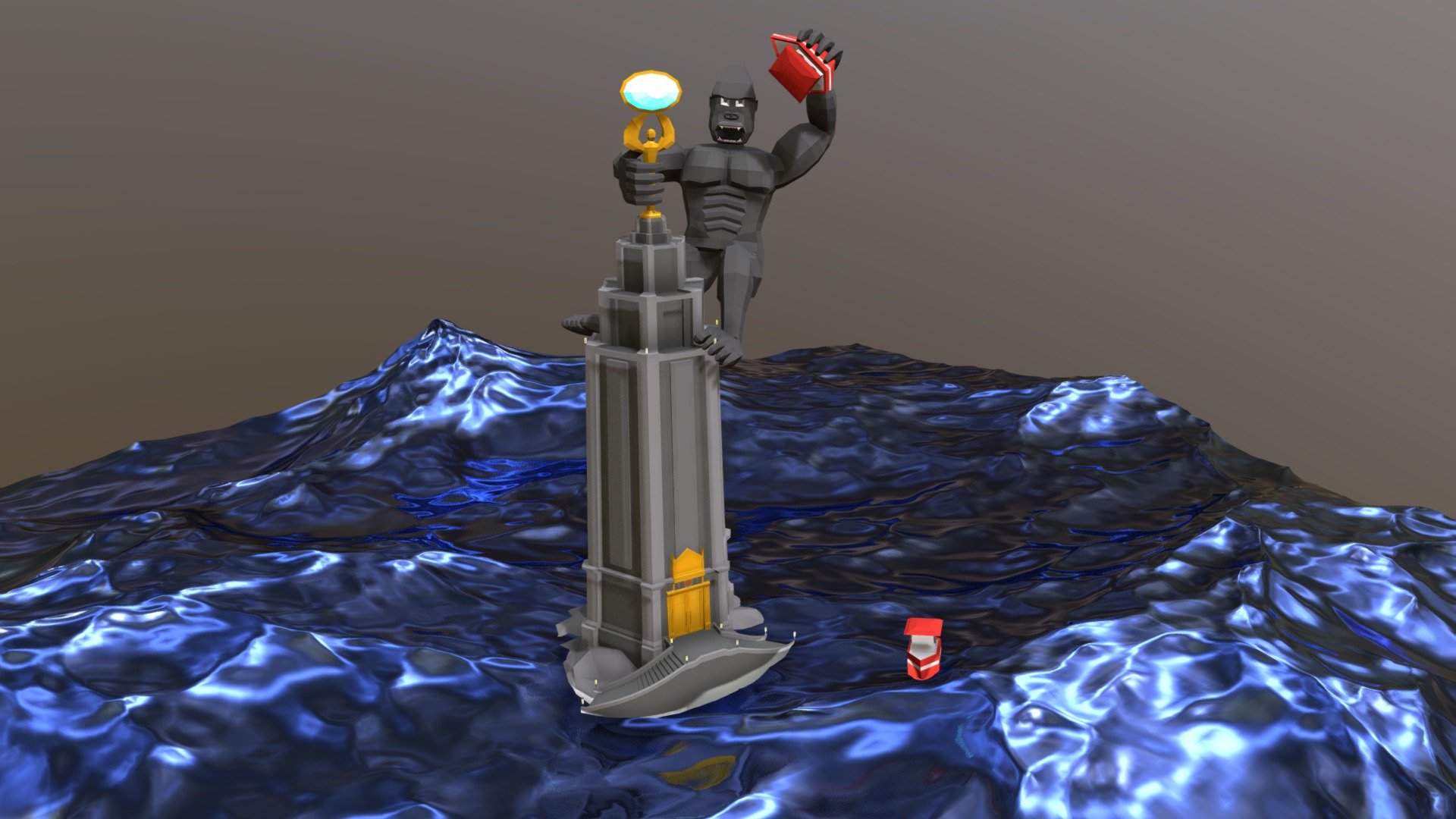 Diorama: Bio-Kong
