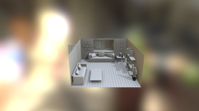 Living Room 3D Model