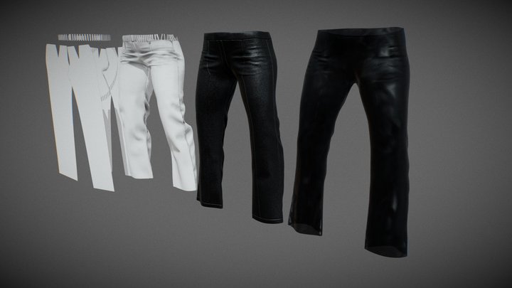 Pants For Ray II – Kostenloses 3D-Modell STL