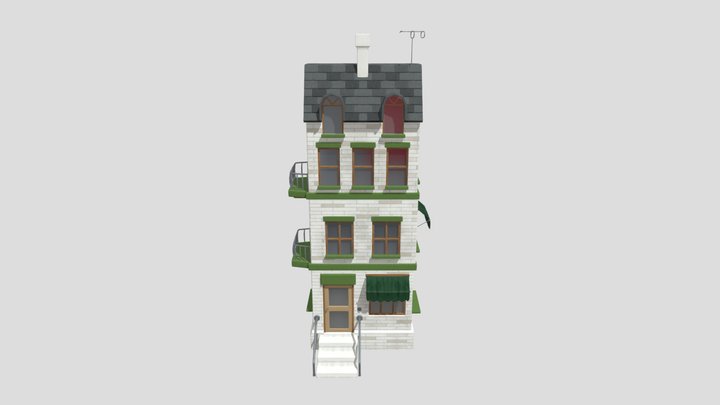 City Building 3D Model