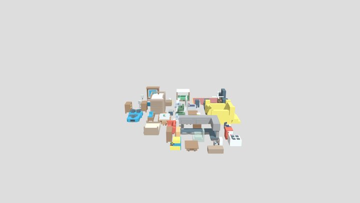 Classic roblox furniture! 3D Model