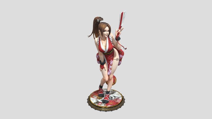 Kunoichi Elegance 3D Model