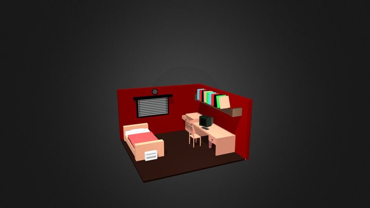 Developer Isometric Room 3D Model